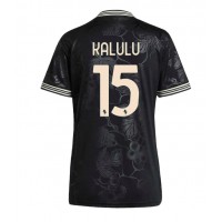 Stroje piłkarskie Juventus Pierre Kalulu #15 Koszulka Trzeciej dla damskie 2025-26 Krótki Rękaw